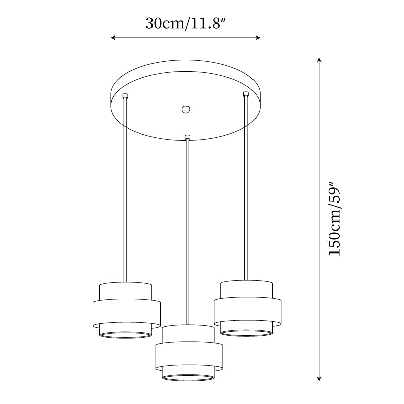 Perra Travertine Pendant Light