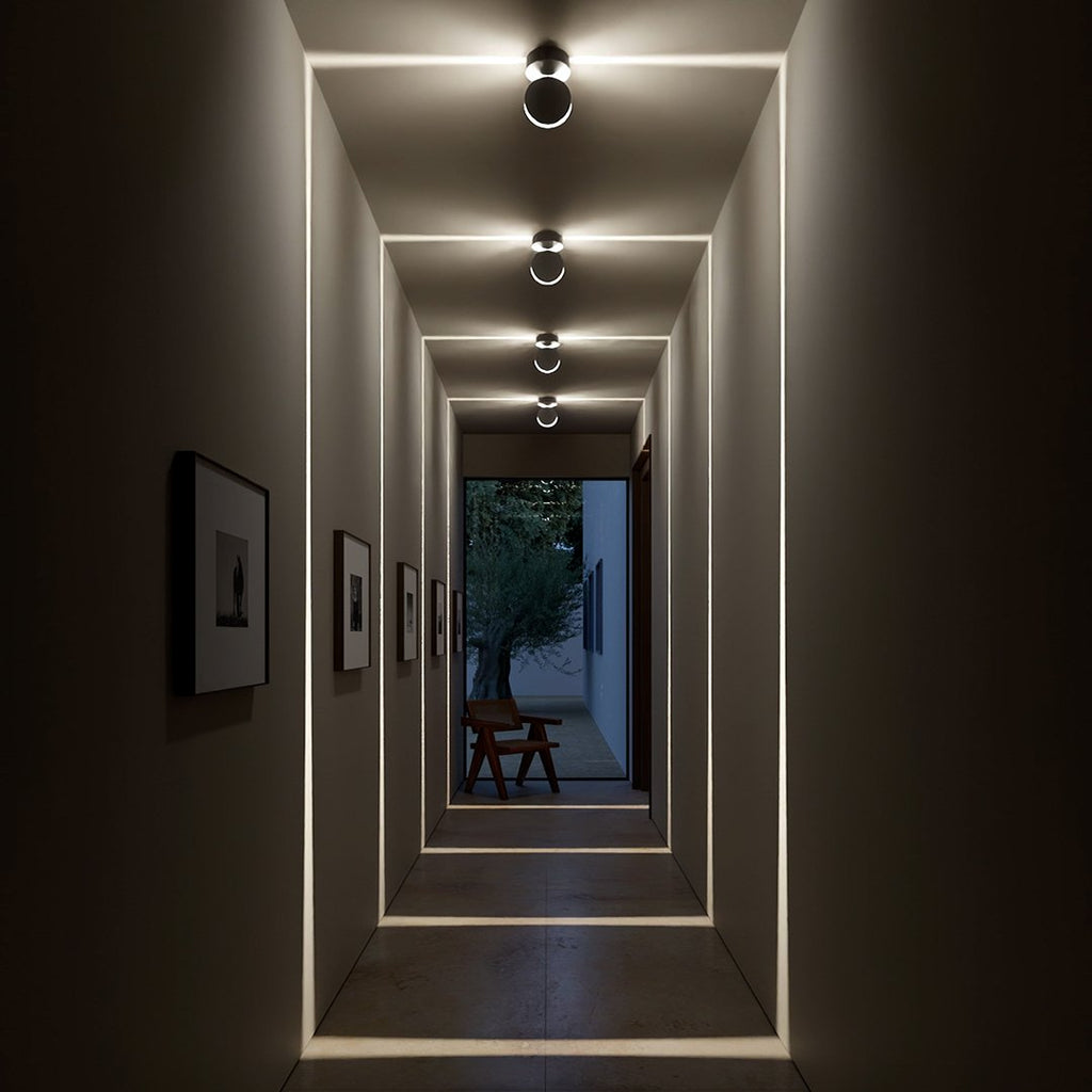 Spectra White LED Ceiling Light – Modern Aluminium Design with Elegant Illumination
