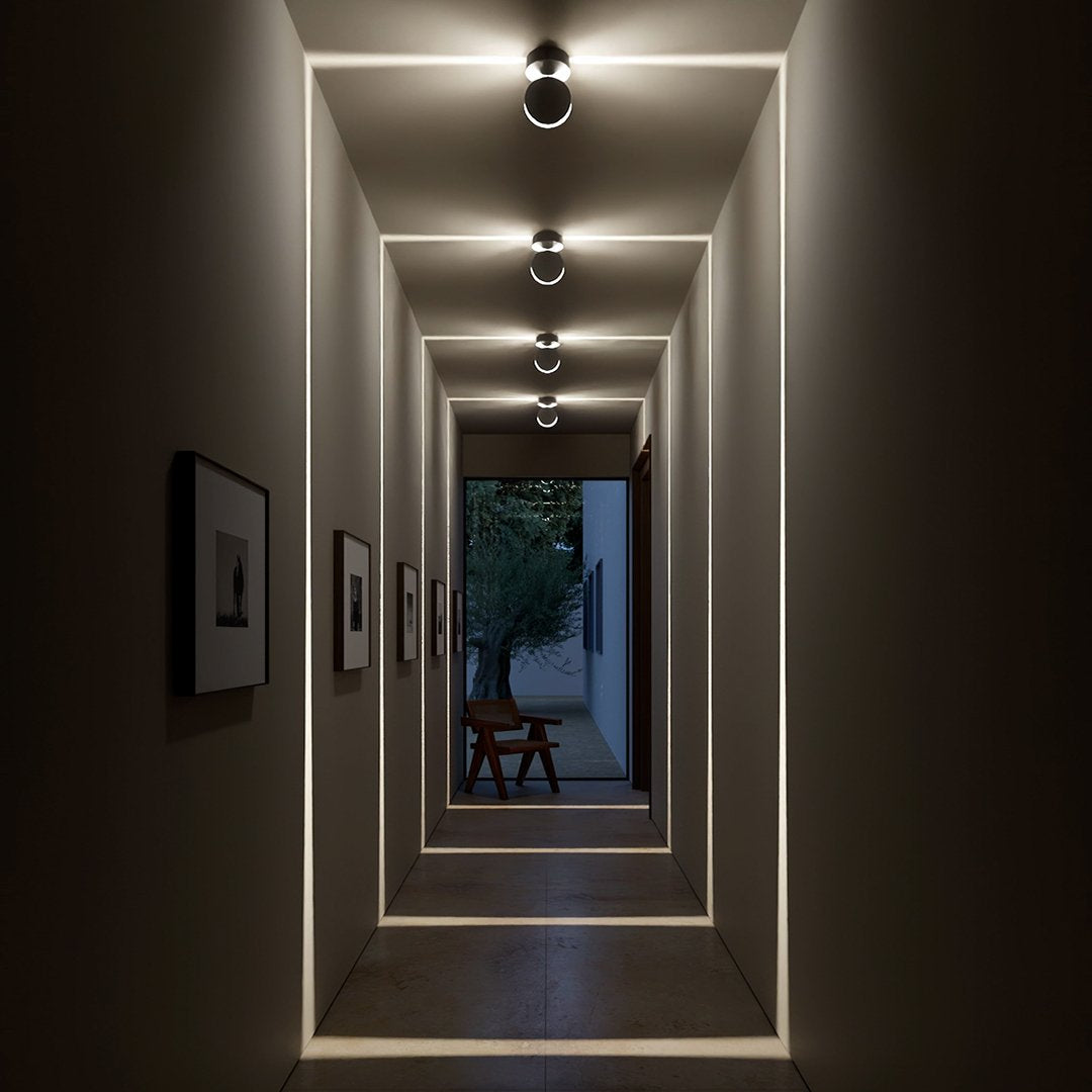 Spectra White LED Ceiling Light – Modern Aluminium Design with Elegant Illumination