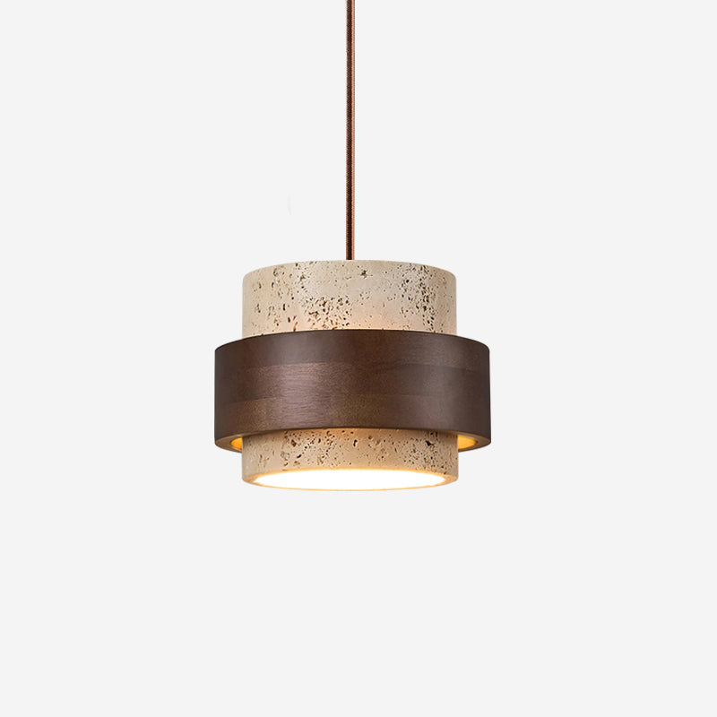 Perra Travertine Pendant Light