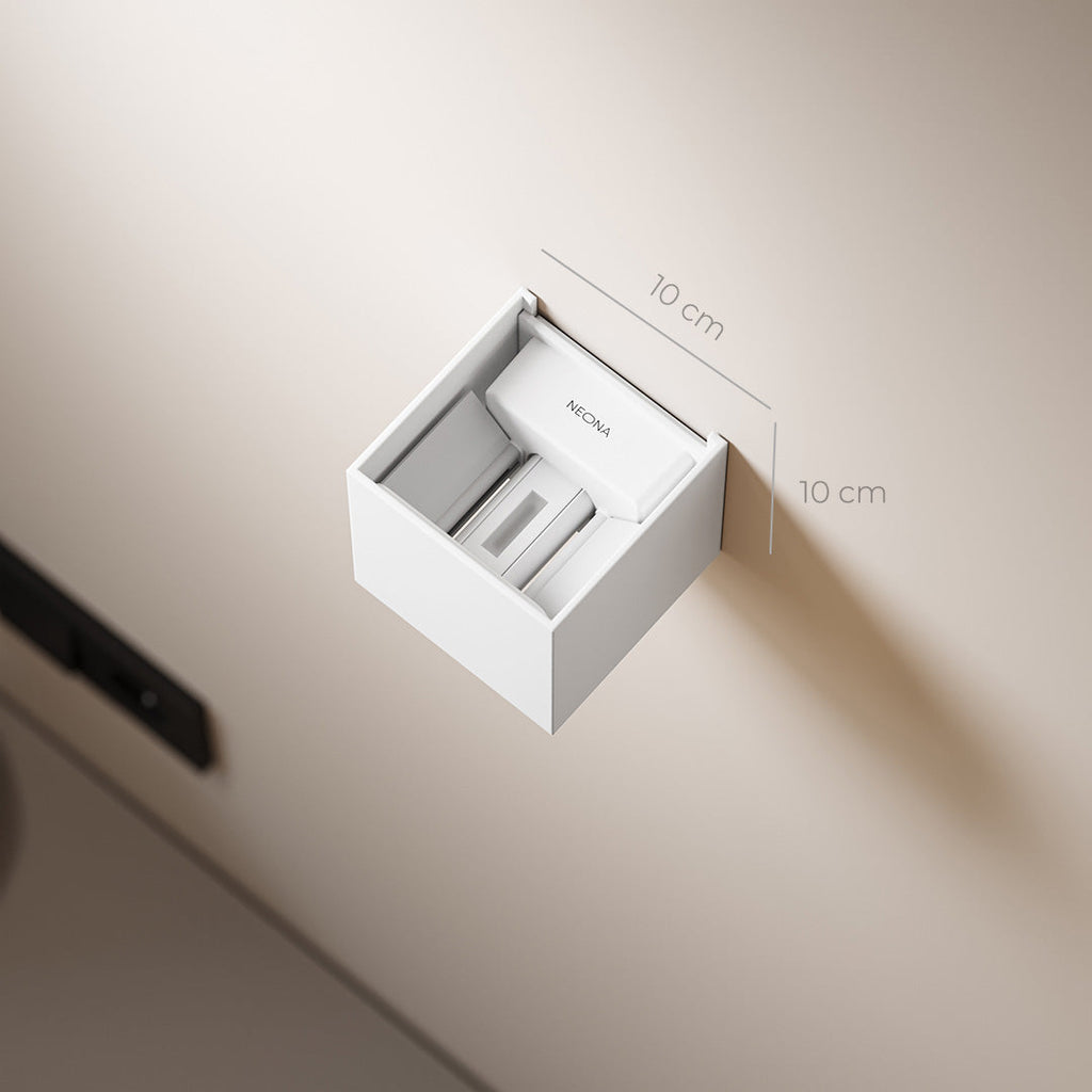 Xena Rechargeable LED Wall Light – Dimmable Black Aluminium Sconce