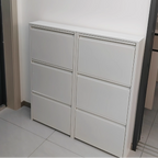 Slim Flip-Door Shoe Cabinet