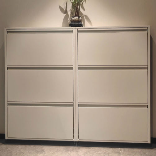 Slim Flip-Door Shoe Cabinet