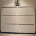 Slim Flip-Door Shoe Cabinet