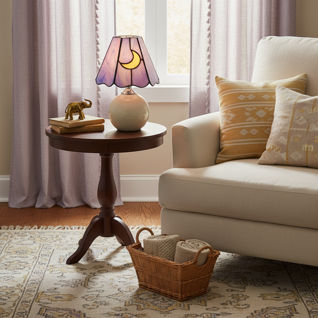 Fiorella Tiffany Stained Glass Table Lamp
