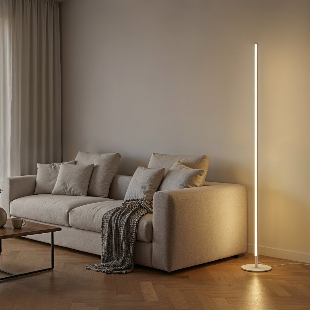 Selene Dimmable LED Floor Lamp – Elegant Aluminium Design with Adjustable Brightness