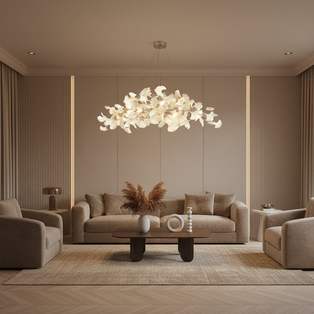 Aurelia Ginkgo Leaf Chandelier