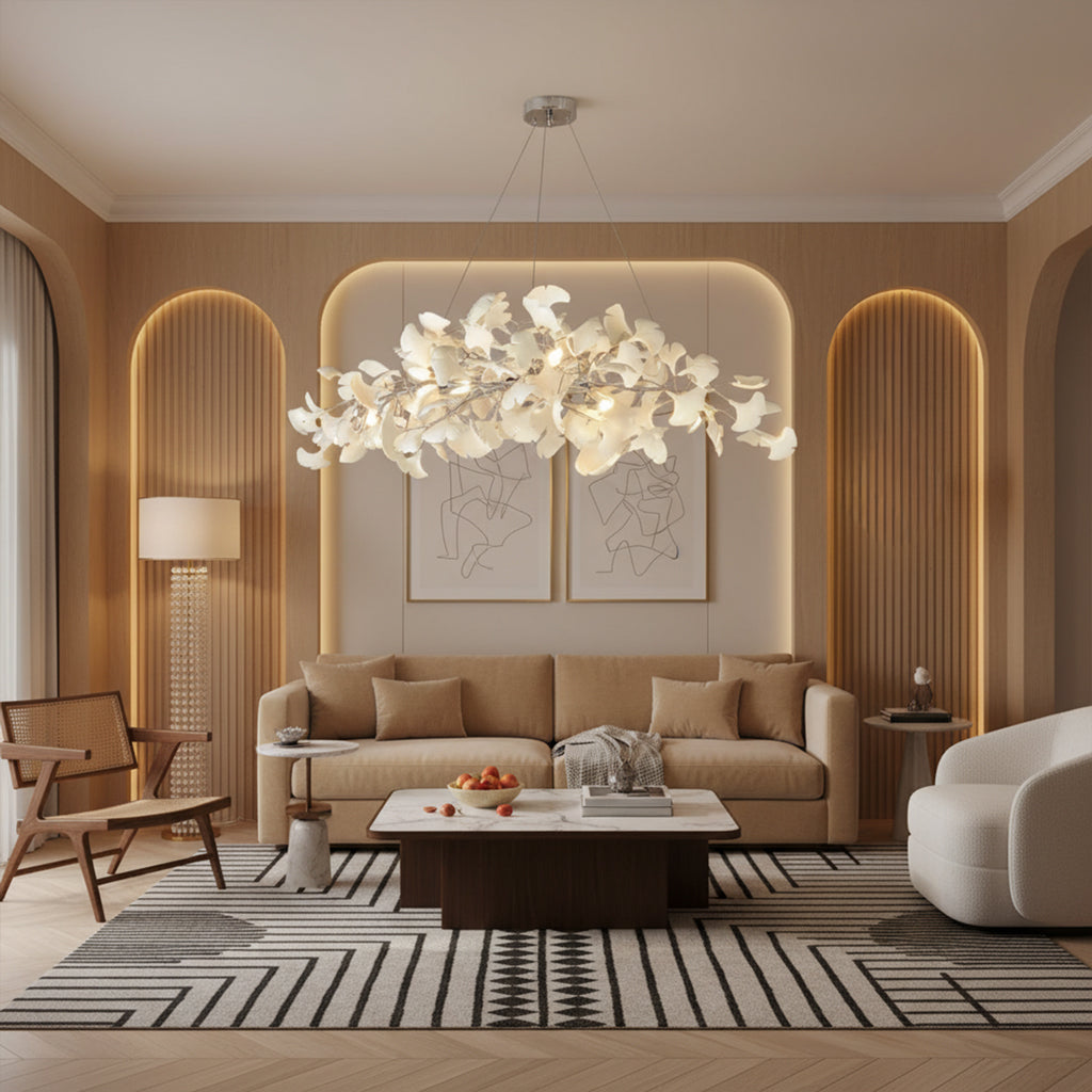 Aurelia Ginkgo Leaf Chandelier