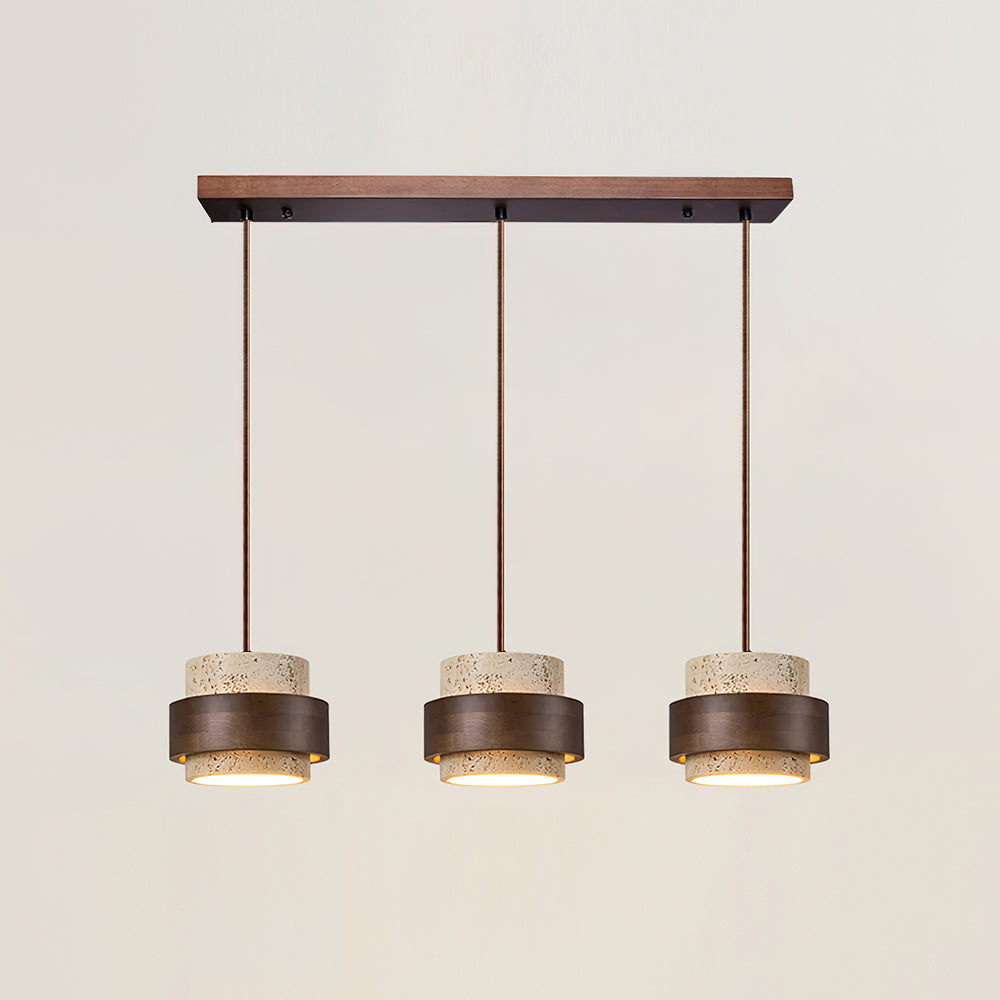 Perra Travertine Pendant Light