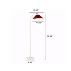Minimalist Pleated Fabric Floor Lamp
