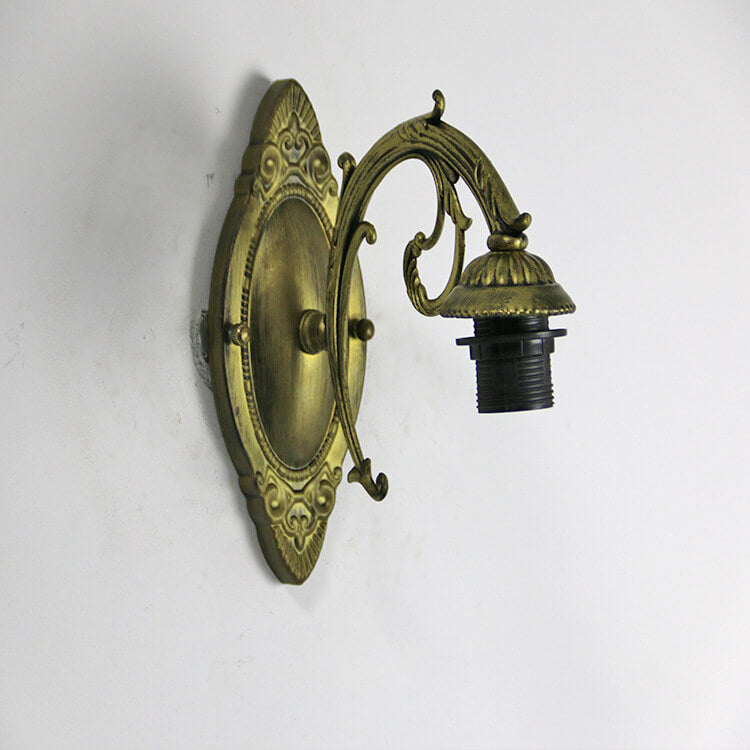 Tiffany Petal Stained Glass Wall Sconce