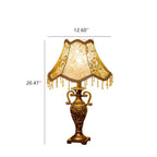 European Vintage Fabric Table Lamp