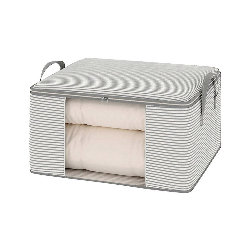 Striped Foldable Storage Bag