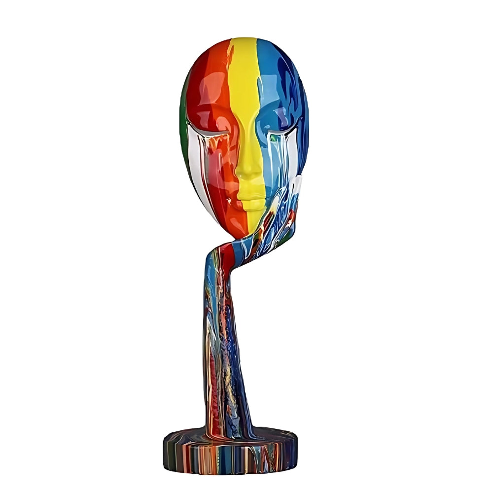 Mystique Face Art Sculpture