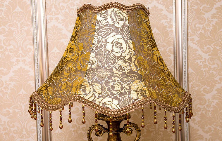 European Vintage Fabric Table Lamp