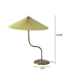 Retro Pleated Table Lamp