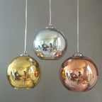 3D Fireworks Glass Dome Pendant Light