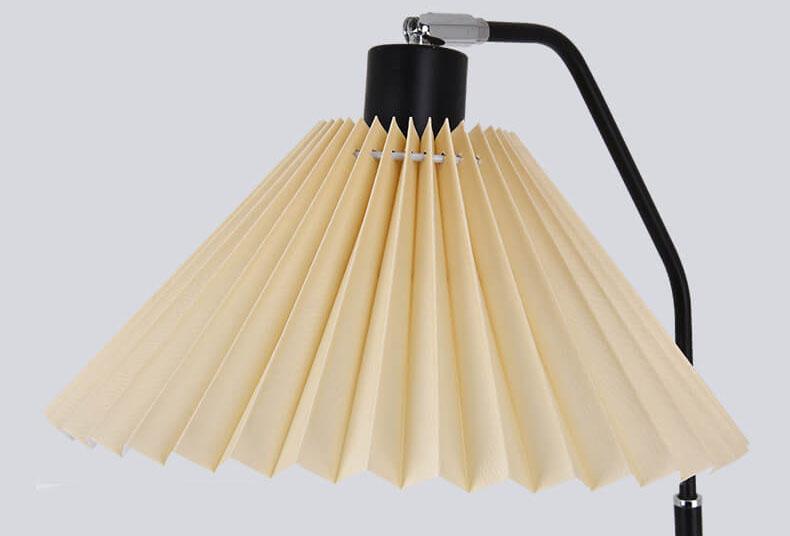 Minimalist Pleated Fabric Floor Lamp