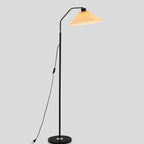 Minimalist Pleated Fabric Floor Lamp