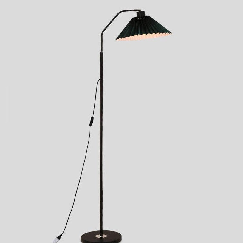 Minimalist Pleated Fabric Floor Lamp