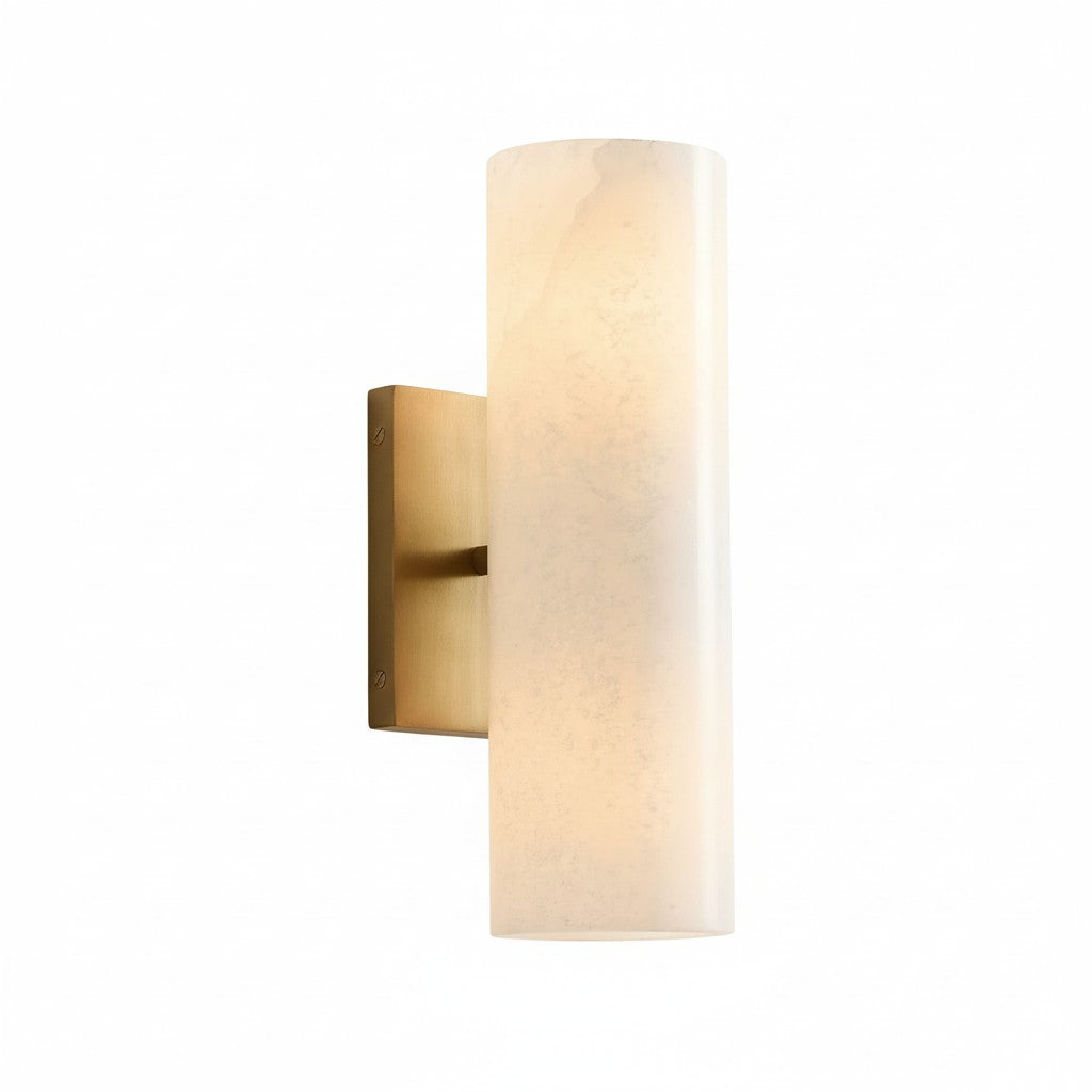 Doran Alabaster Tube Wall Sconce