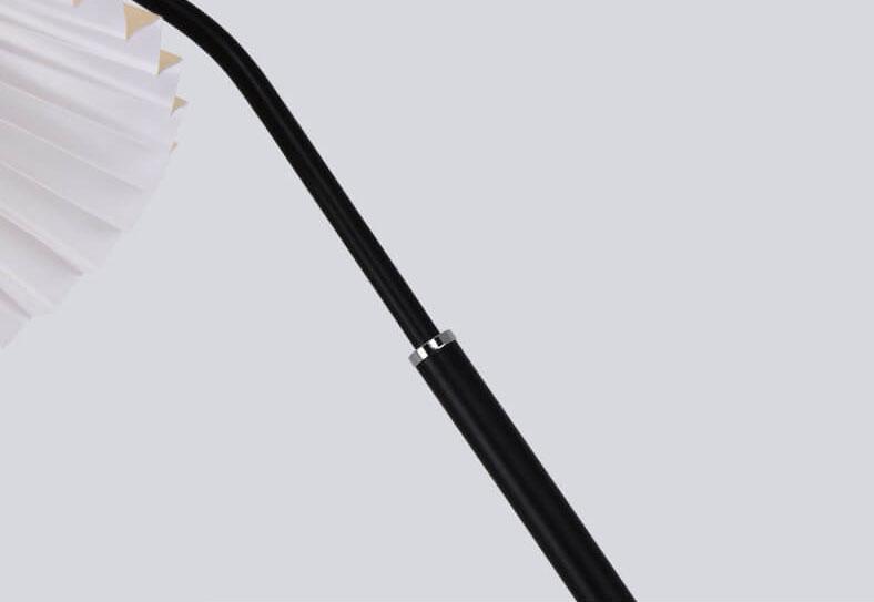 Minimalist Pleated Fabric Floor Lamp