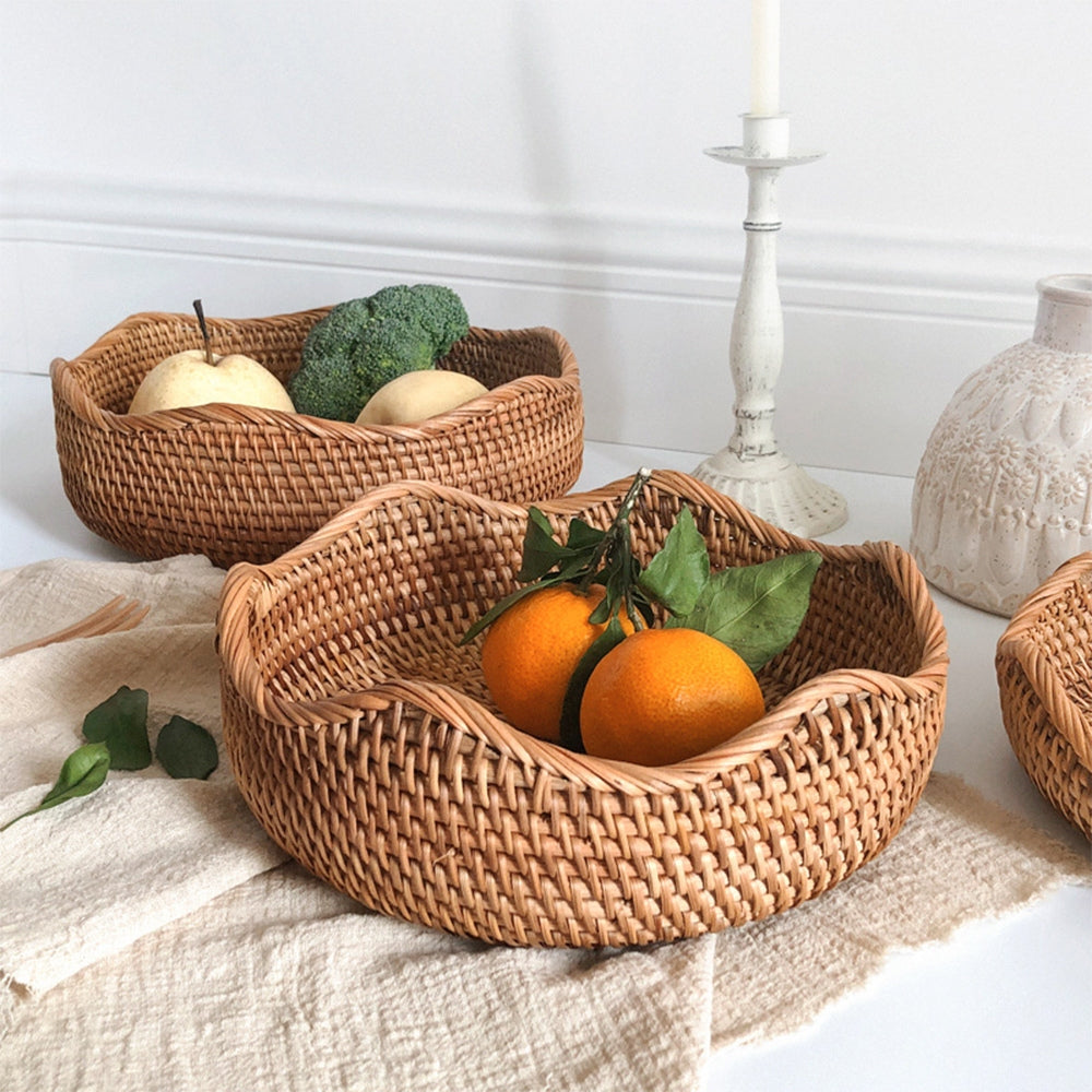 Handwoven Rattan Basket