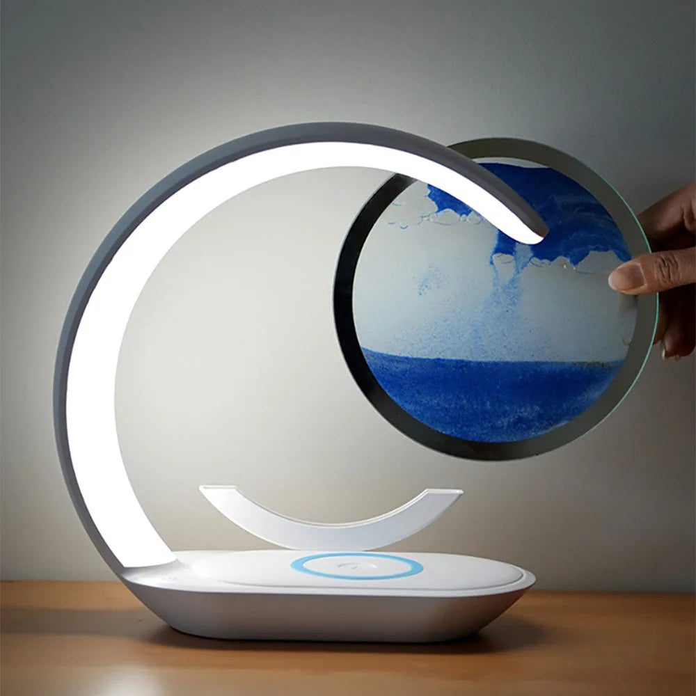 3D Sand Art Table Lamp