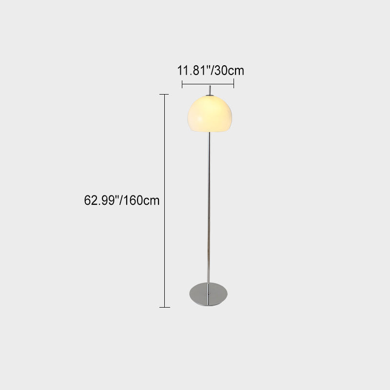 Retro Mushroom Glass Floor Lamp