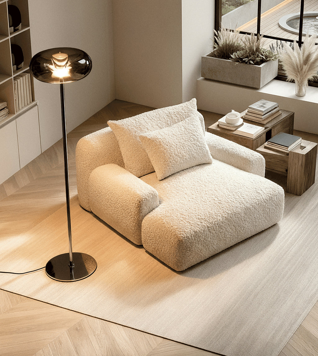 Lumira Dimmable LED Floor Lamp – Modern Metal Design with Adjustable Brightness