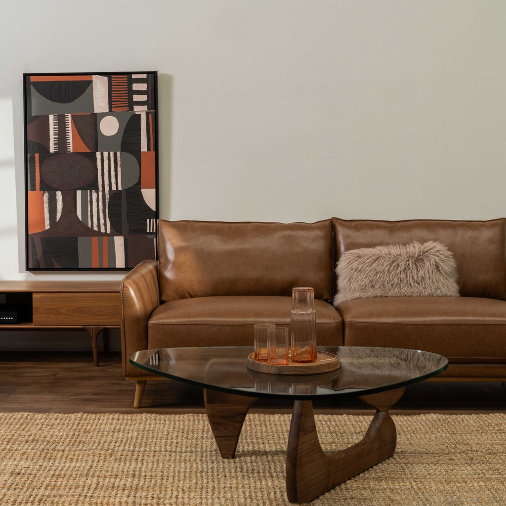Noguchi Replica Glass Coffee Table