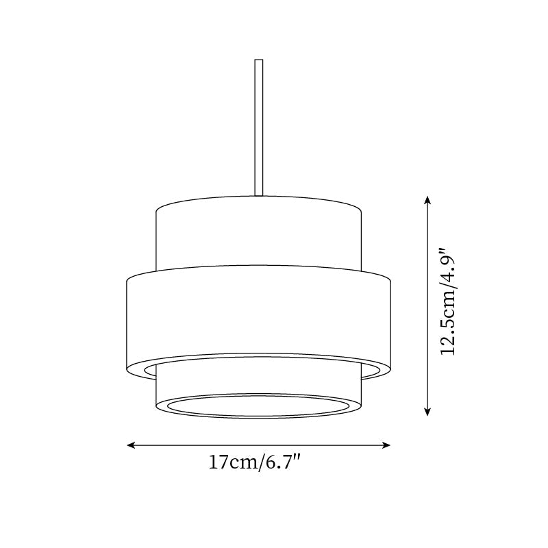 Perra Travertine Pendant Light