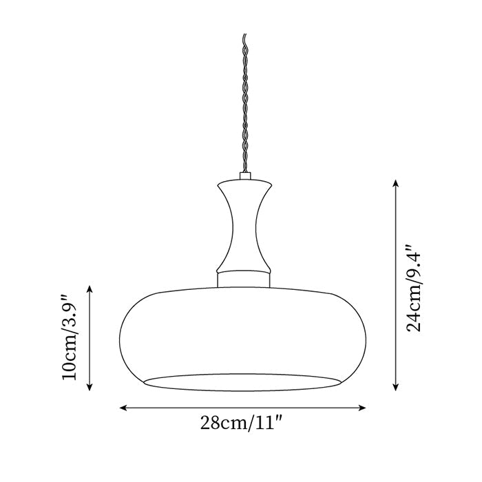 Mayon Plug-In Pendant Lamp