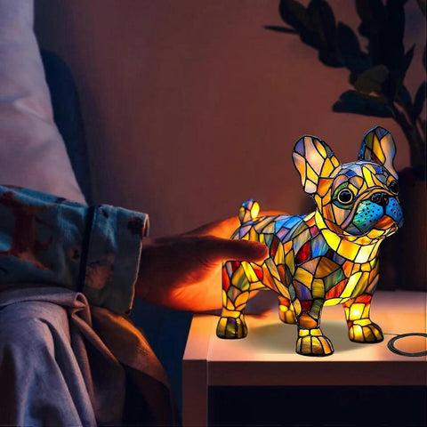 Handmade Dog Lamp