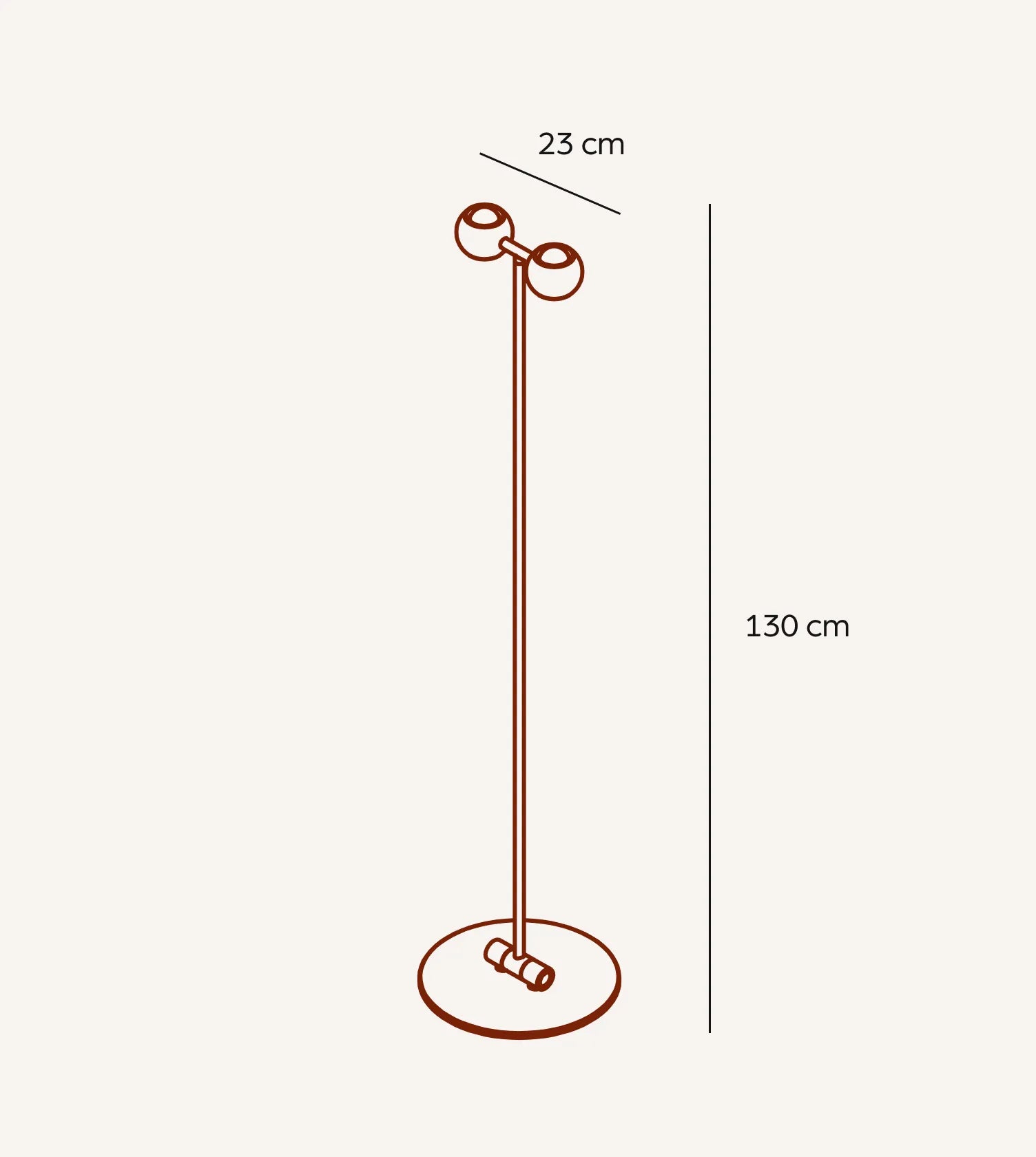 Altos Sculptural LED Floor Lamp