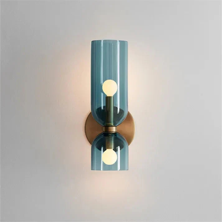Double Glass Wall Light