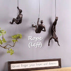 Climbing Figure Wall Sculpture