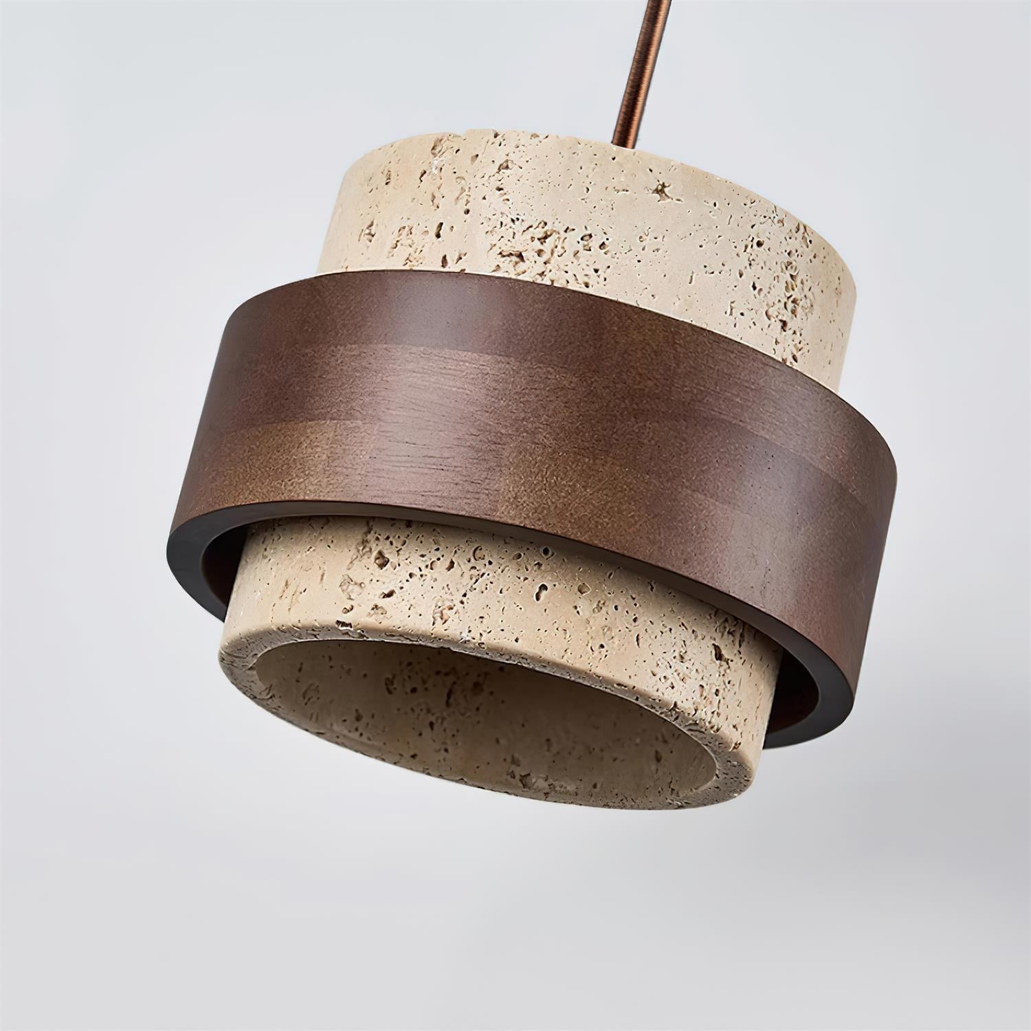 Perra Travertine Pendant Light