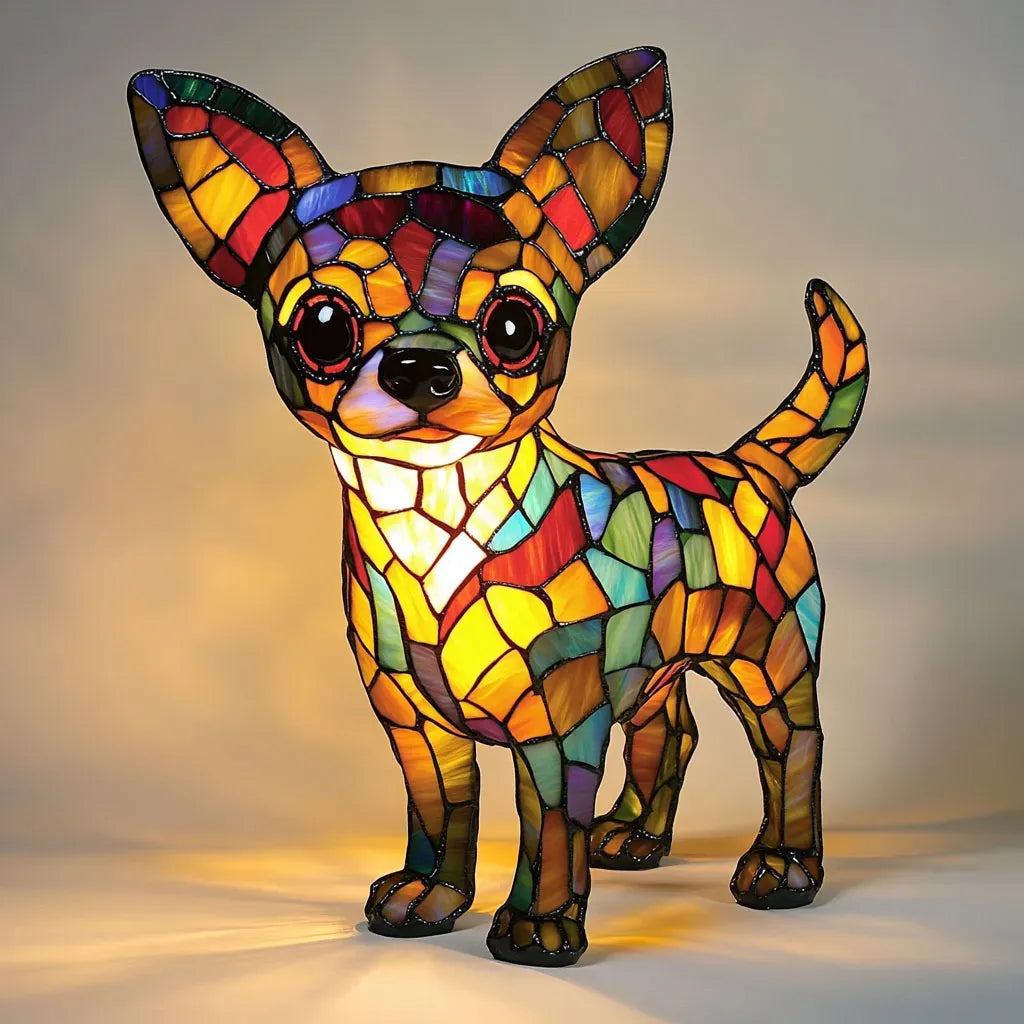 Handmade Dog Lamp