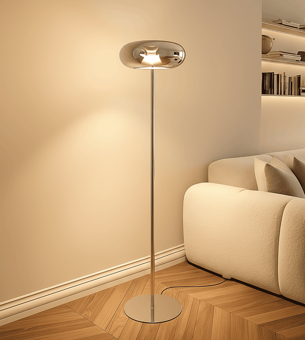 Lumira Dimmable LED Floor Lamp – Modern Metal Design with Adjustable Brightness