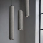 Cylindrical Cement Pendant Light