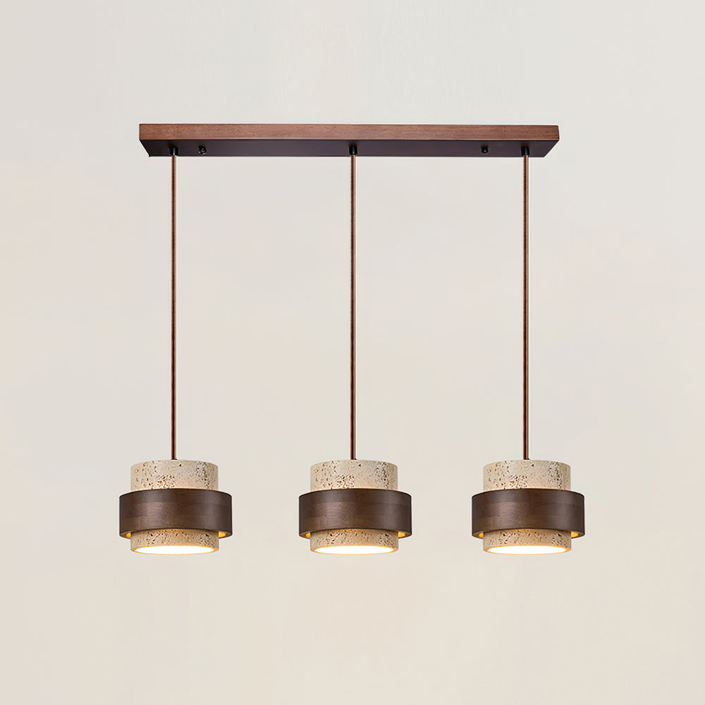 Perra Travertine Pendant Light