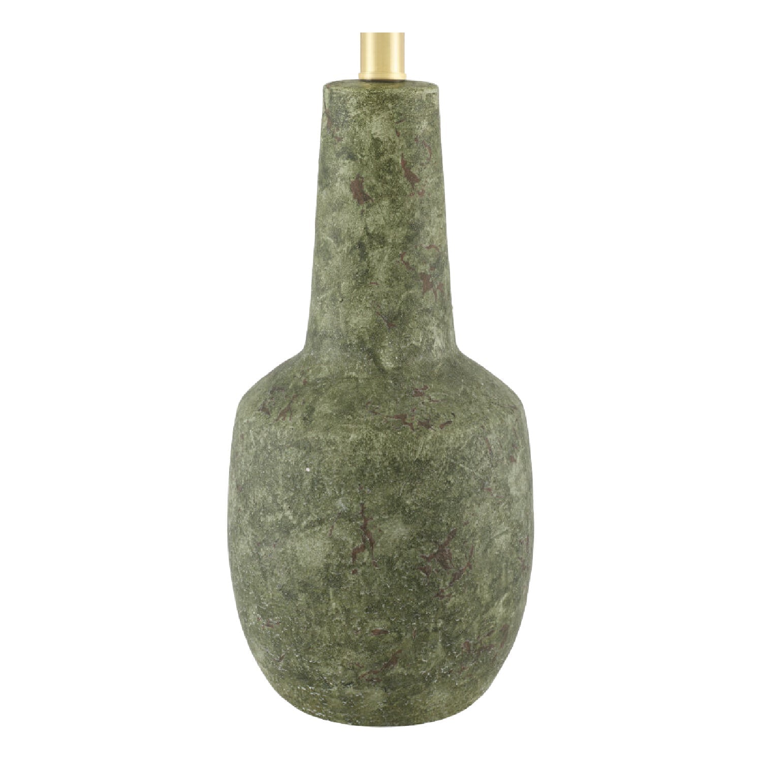 Hand-Painted Green Ceramic Table Lamp