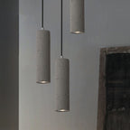 Cylindrical Cement Pendant Light