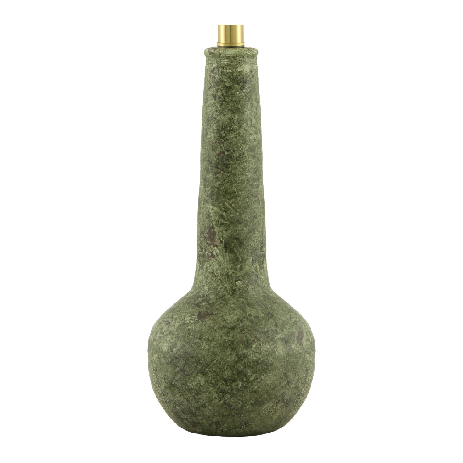 Hand-Painted Green Ceramic Table Lamp