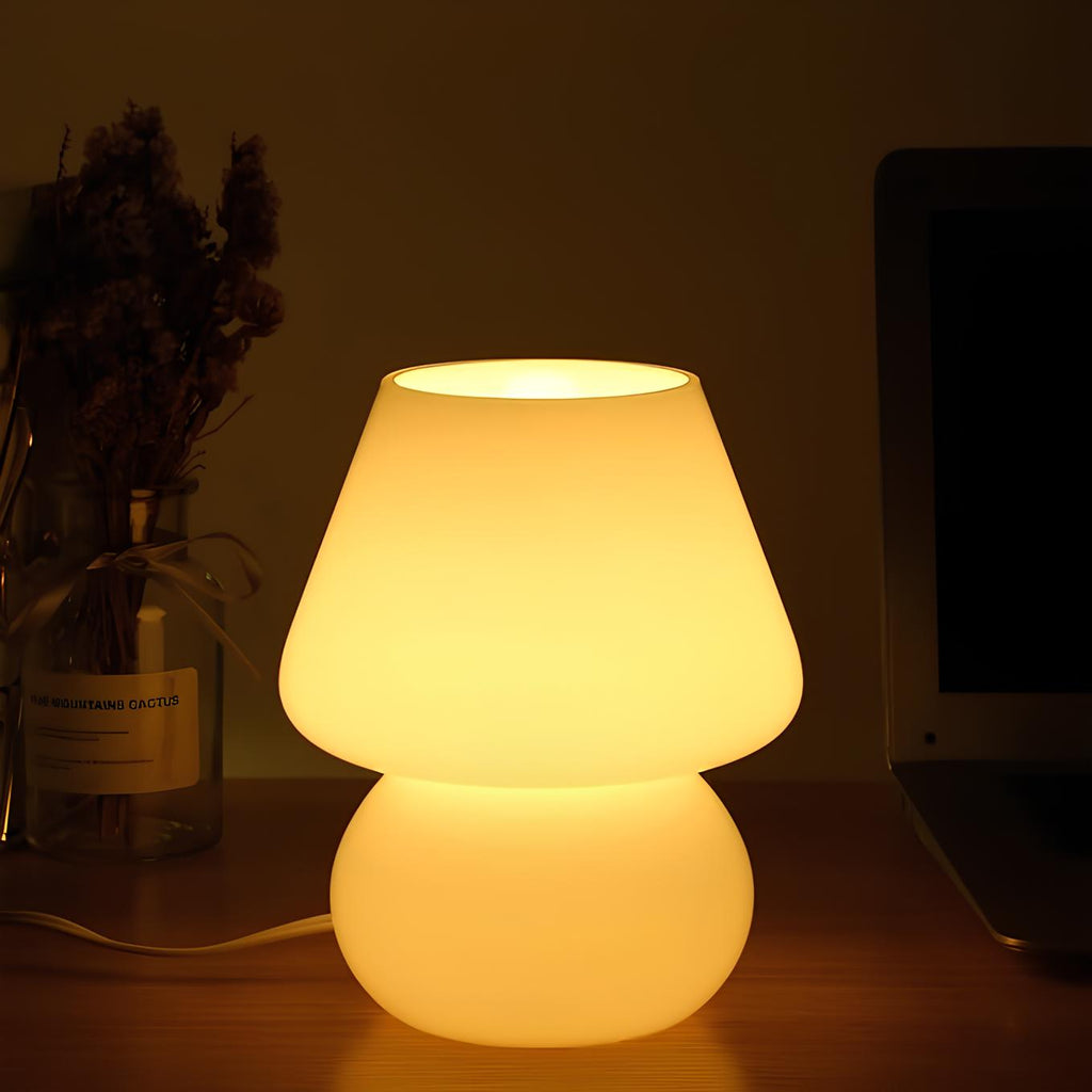 Vintage Glass Table Lamp