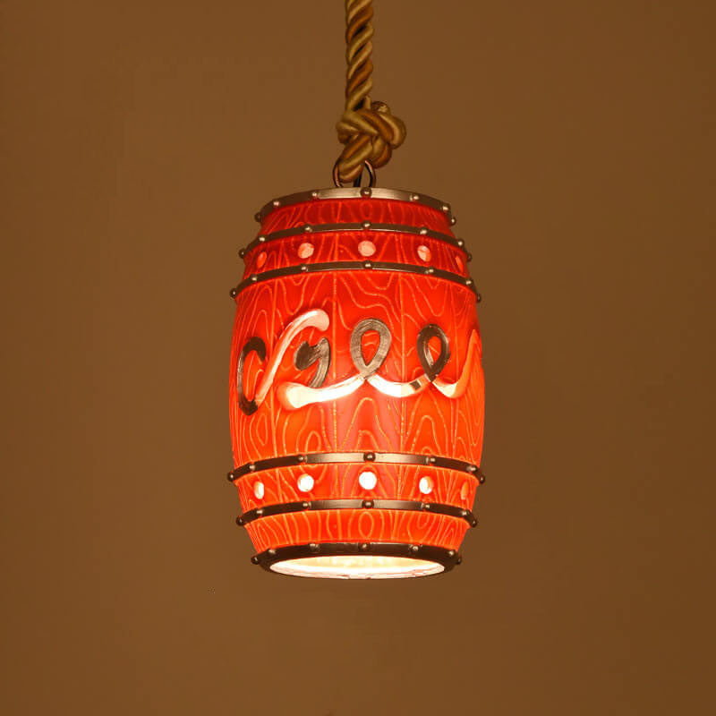 Vintage Rope Pendant Light