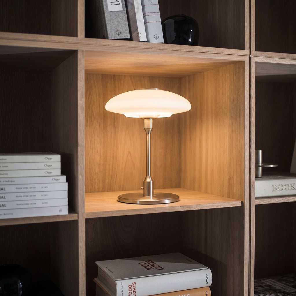Swedish Designer Glass Table Lamp