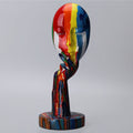 Mystique Face Art Sculpture