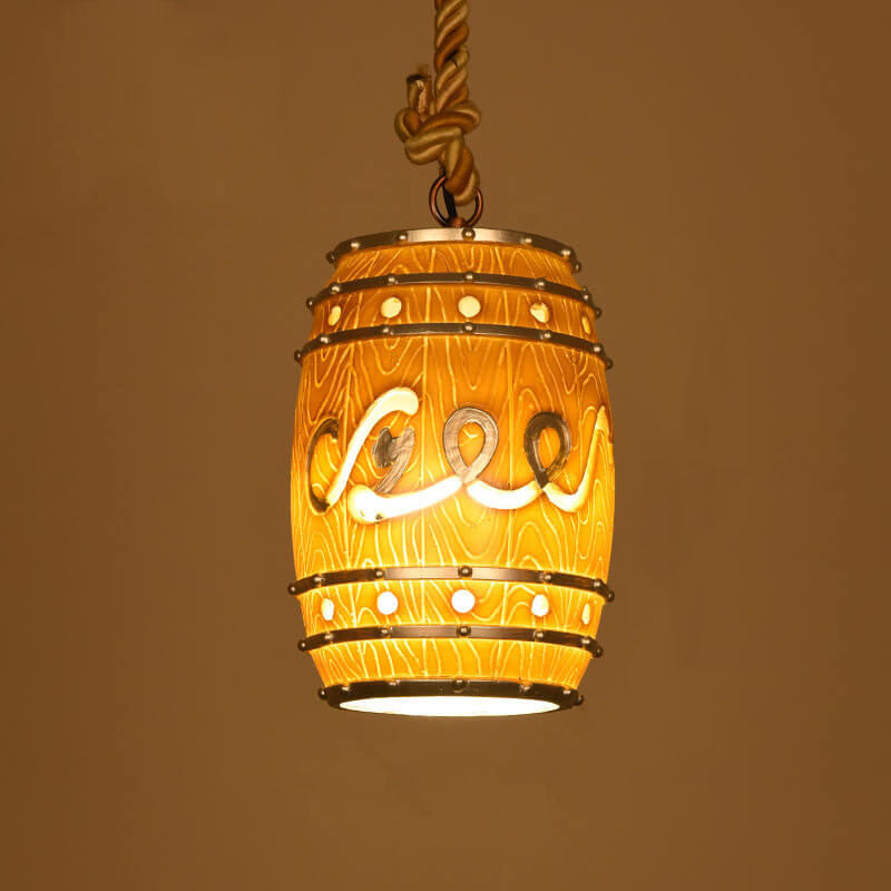 Vintage Rope Pendant Light